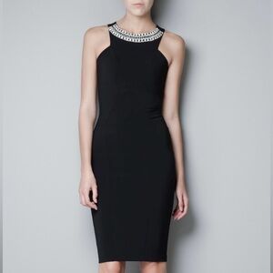 Zara Fantasy Neck Dress